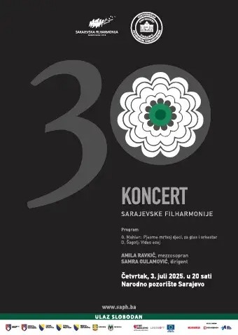 KONCERT SARAJEVSKE FILHARMONIJE POVODOM 30. GODIŠNJICE GENOCIDA U SREBRENICI