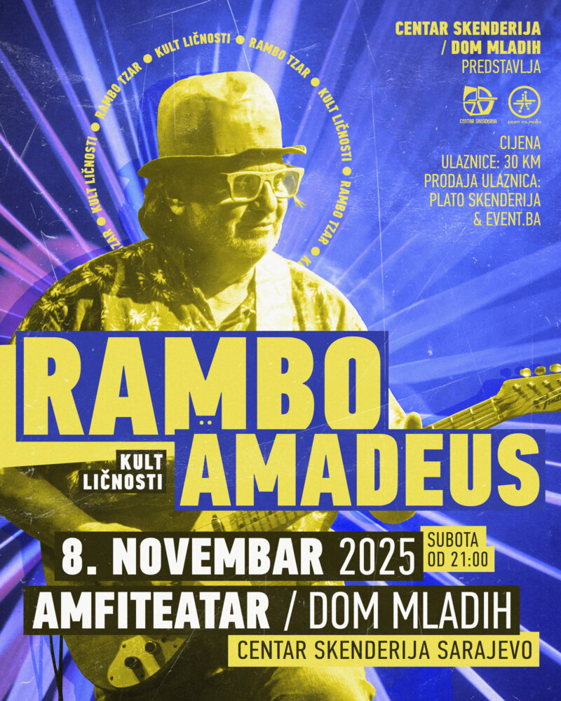 RAMBO AMADEUS DOLAZI U SARAJEVO, OTVARA NOVO POGLAVLJE “Kult Ličnosti”