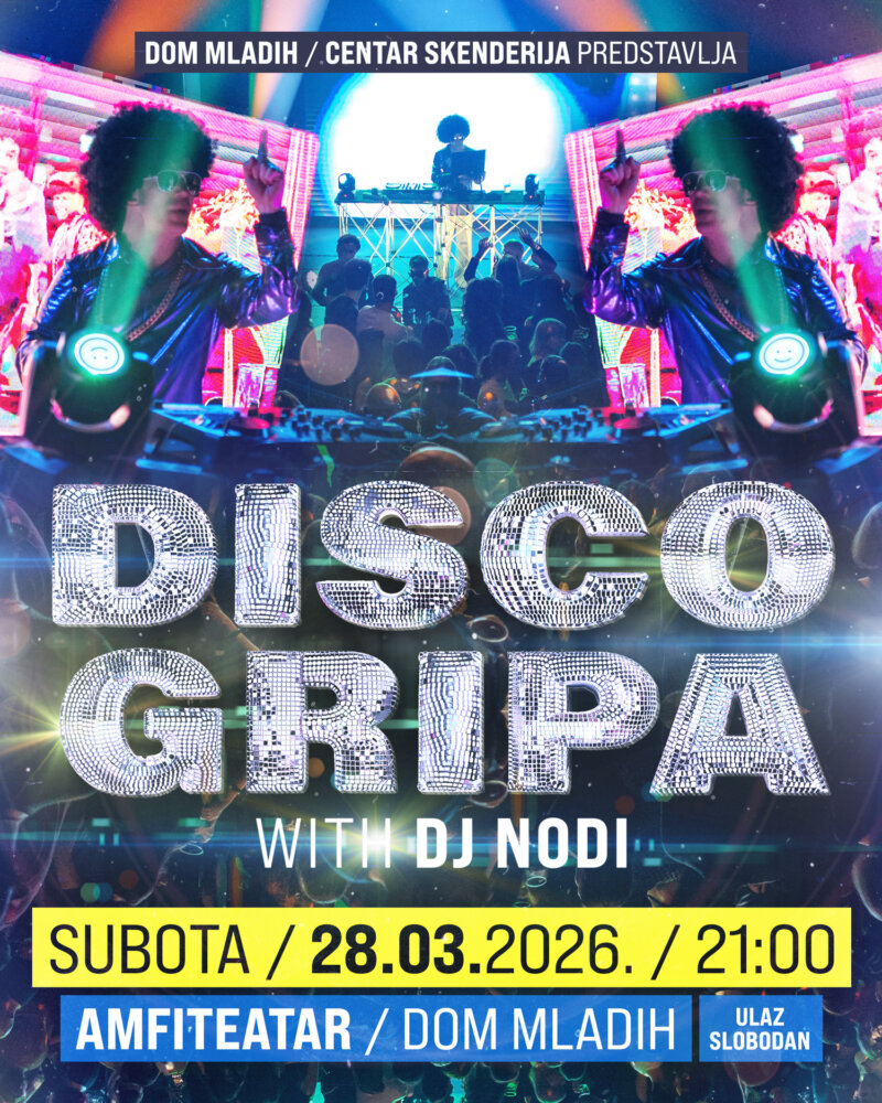 DISCO GRIPA OVOG VIKENDA DONOSI NOĆ PUNU ENERGIJE I RITMA!